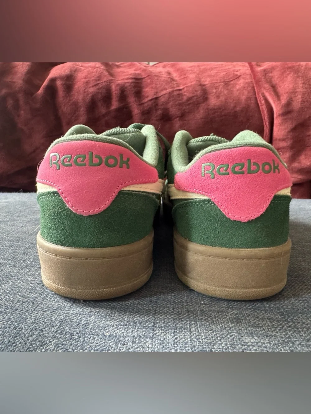 Green and Pink Reeboks - Picture 3 of 6